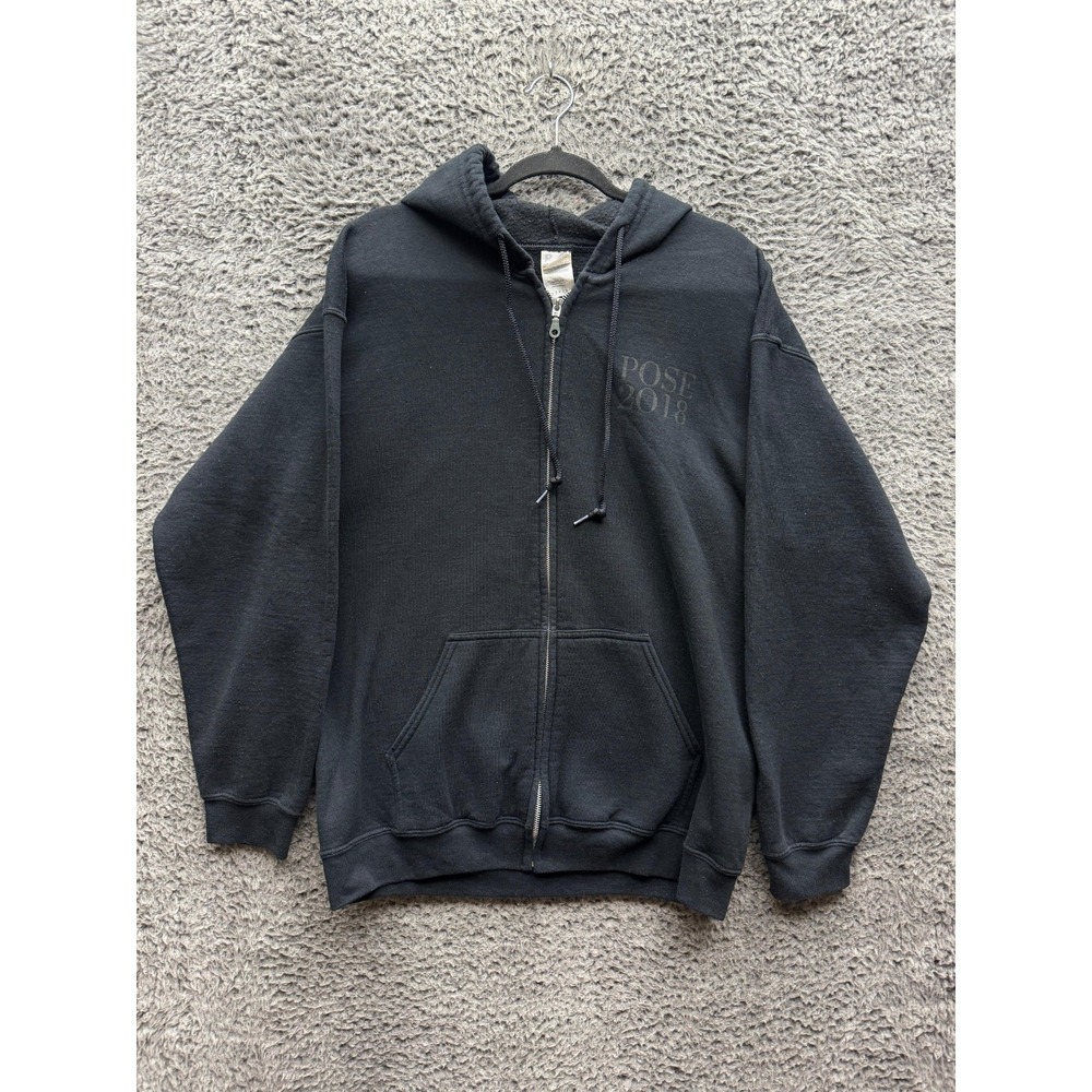Gildan Pose 2018 LGBTQ Tv Series Graphic Full Zip Hoodie Black‎ Size L Unisex